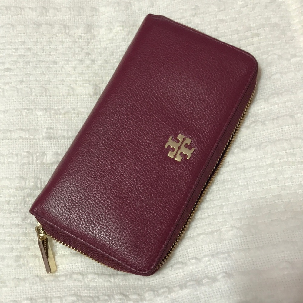 Tory Burch Burgundy Wallet
